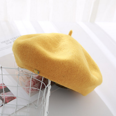 Új modell női gyapjú barett típusú sapka