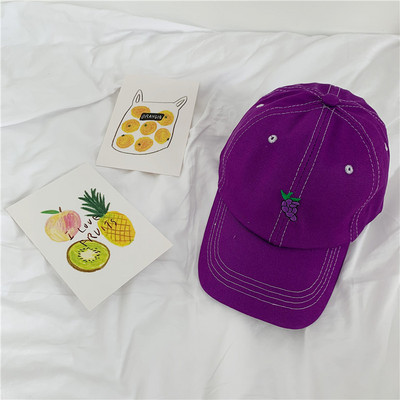 Καπέλο ανοιξιάτικο με γείσο και κέντημα