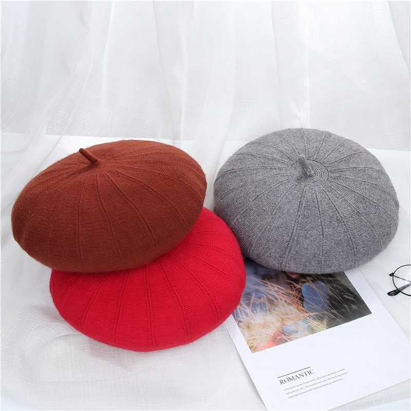 Új modell téli női barett típusú sapka