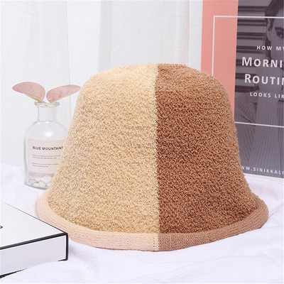 Új modell női színes sapka típusú idióta