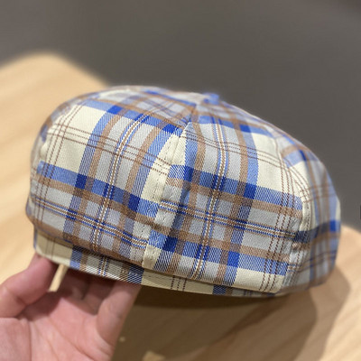 Καθημερινό καρό καπέλο μπερέ