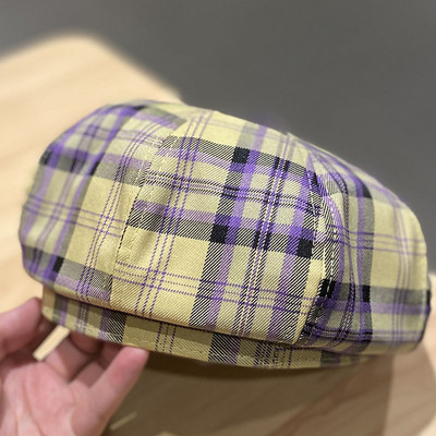 Καθημερινό καρό καπέλο μπερέ