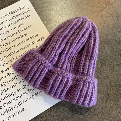 Kötött női sapka-sima modell