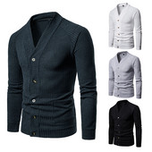 Ležerni muški kardigan s dugmadima