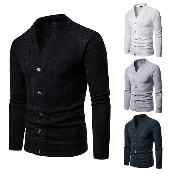 Ležerni muški kardigan s dugmadima