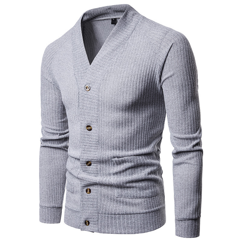 Ležerni muški kardigan s dugmadima