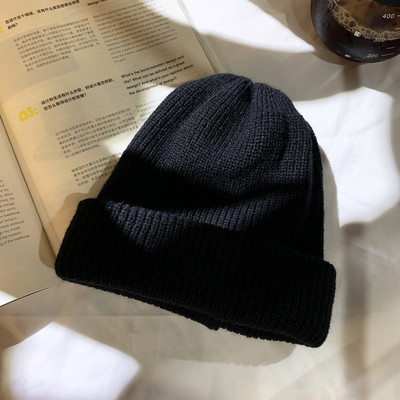 Női gyapjú sapka-sima modell