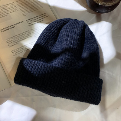 Női gyapjú sapka-sima modell