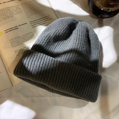 Női gyapjú sapka-sima modell