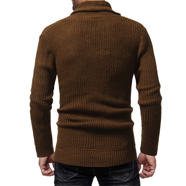 Μοντέρνο ανδρικό πουλόβερ μοντέλο με κορδόνια