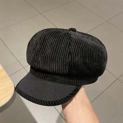 Női kordbársony sapka napellenzővel