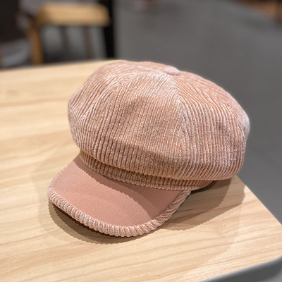 Női kordbársony sapka napellenzővel