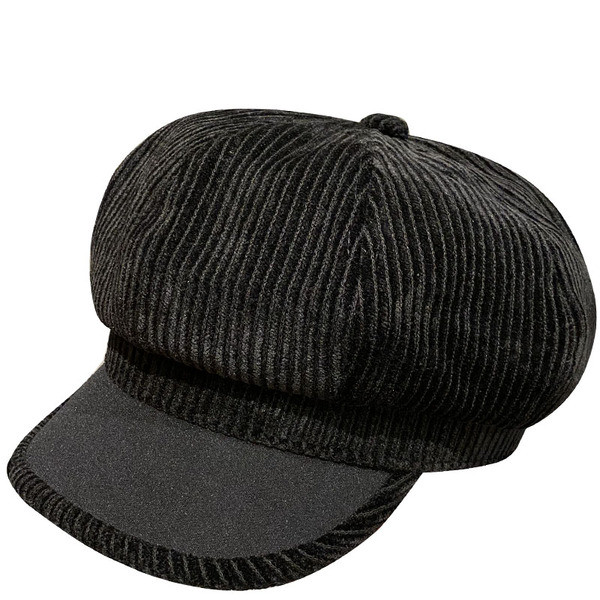 Női kordbársony sapka napellenzővel