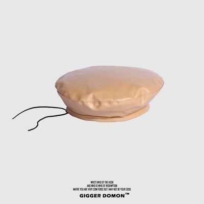 Καπέλο από eco δέρμα unisex μοντέλο