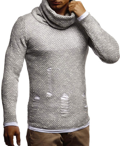 Jelenlegi férfi hosszú pulóverre szabott modell