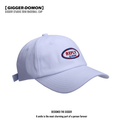 Υφασμάτινο καπέλο με γείσο και κέντημα - μοντέλο unisex