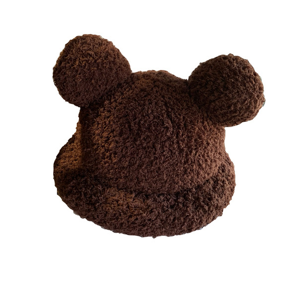 Alkalmi női gyapjú sapka 3D elemekkel