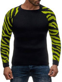 Aktuális férfi testreszabott pulóver állatmintával