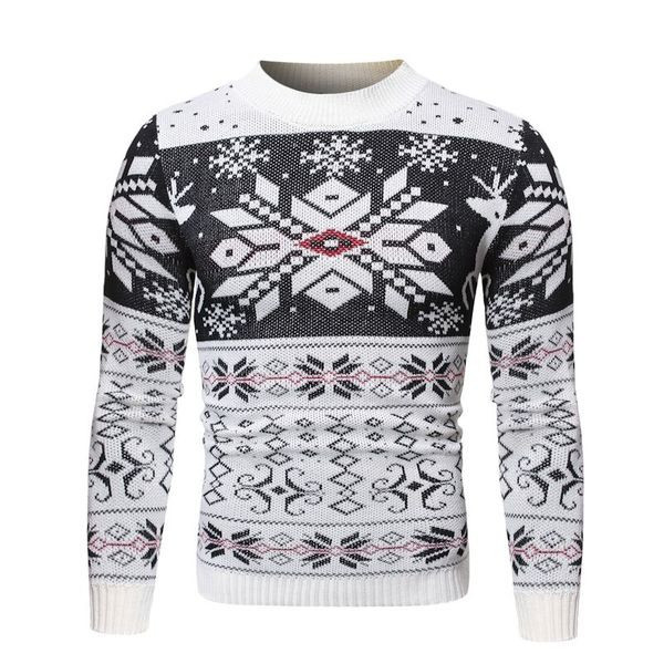Ανδρικό πουλόβερ με μοντέρνο σχέδιο