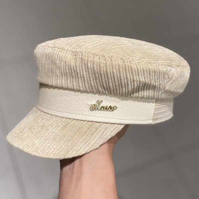 Női kordbársony sapka napellenzővel