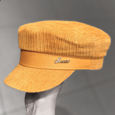 Női kordbársony sapka napellenzővel