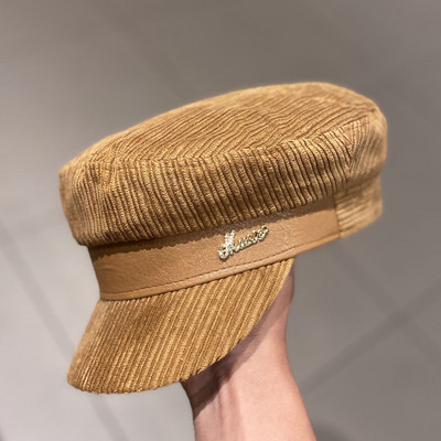 Női kordbársony sapka napellenzővel