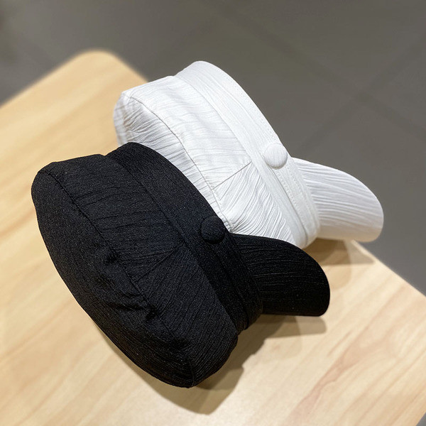 Modern női sapka textil napellenzővel