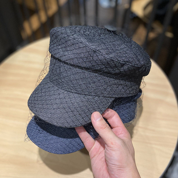 sapca tip palarie dama cu plasa