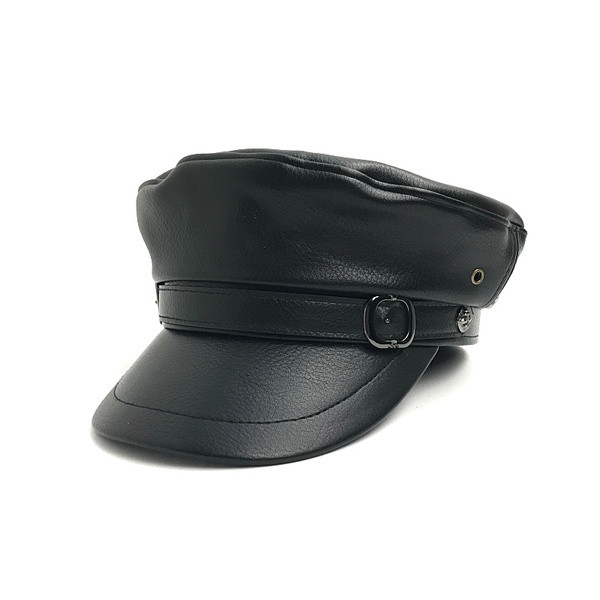 Modern női sapka típusú műbőr sapka
