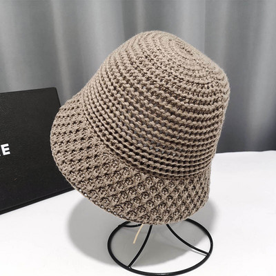 Új modell kötött női sapka télire