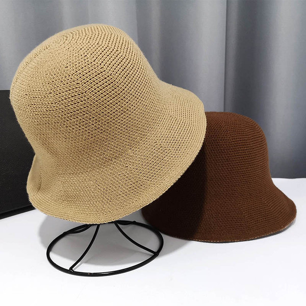 Női kötött horgászsapka mindennapi használatra