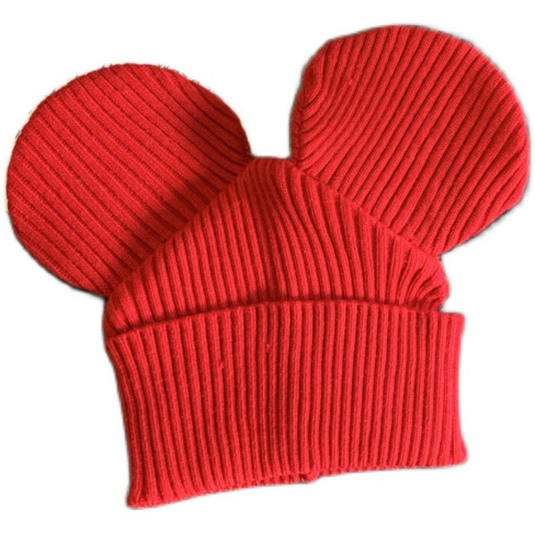 Modern női gyapjú sapka 3D elemekkel