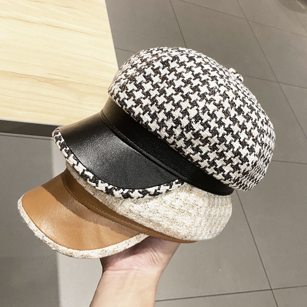 Női téli sapka napellenzővel