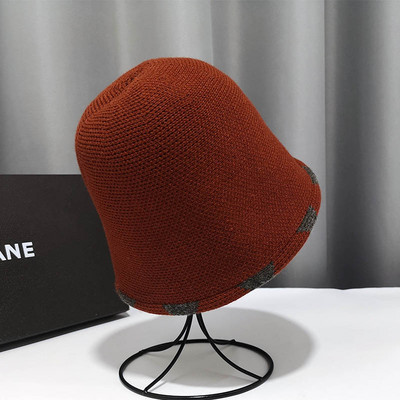 Őszi téli női kötött sapka horgásztípus