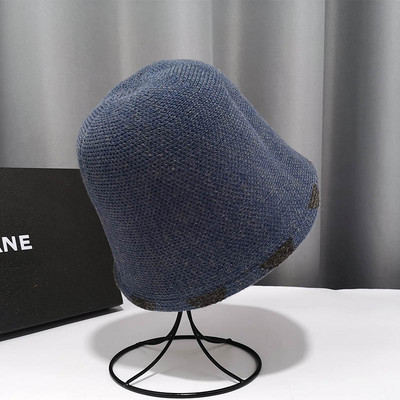 Őszi téli női kötött sapka horgásztípus