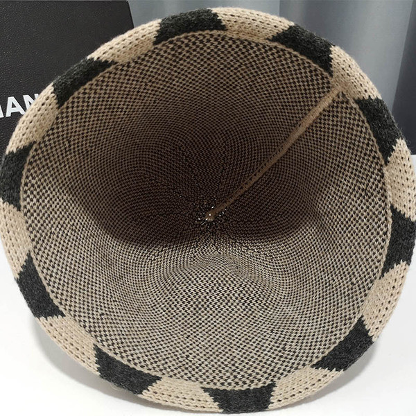 Őszi téli női kötött sapka horgásztípus