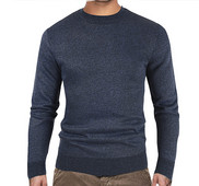 Ανδρικό πουλόβερ κλασικό μοντέλο με λαιμόκοψη