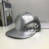 Új modell női bőr sapka napellenzővel