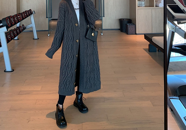 Aktuális női hosszú kardigán sima modell