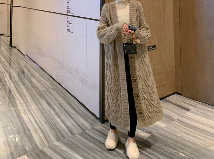 Aktuális női hosszú kardigán sima modell