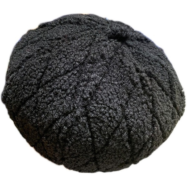 Bolyhos női beret típusú sapka