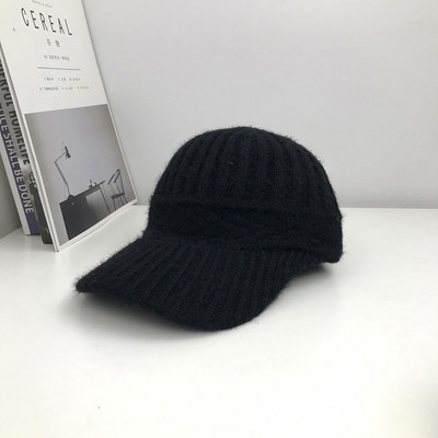 Νέο μοντέλο γυναικείο πλεκτό καπέλο με γείσο