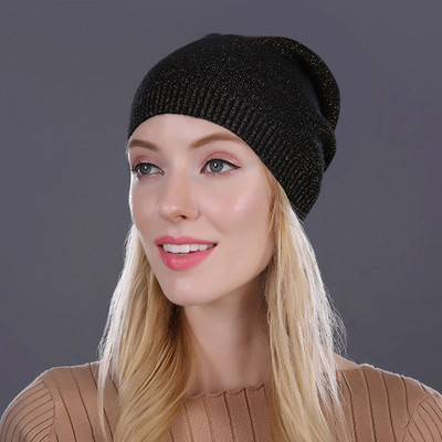 Καπέλο φθινοπώρου-χειμερινό από λεπτό πλέξιμο