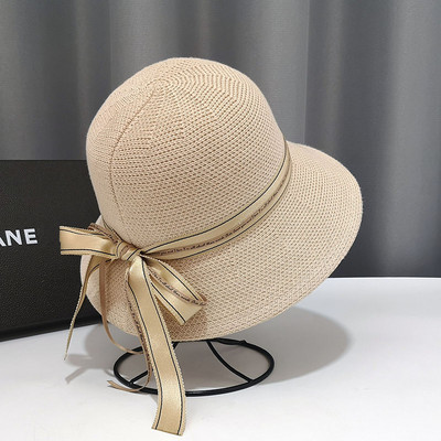 Γυναικείο casual καπέλο με κορδέλα σε διάφορα χρώματα