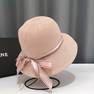 Γυναικείο casual καπέλο με κορδέλα σε διάφορα χρώματα