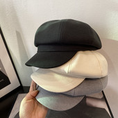 Modern női gyapjú barett típusú sapka