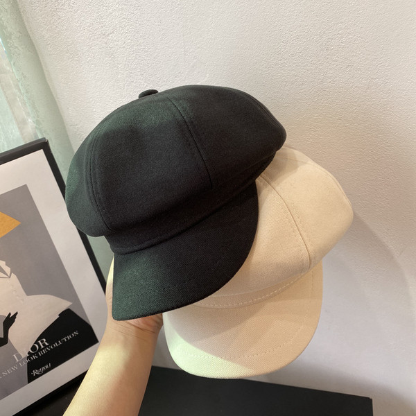 Modern női gyapjú barett típusú sapka