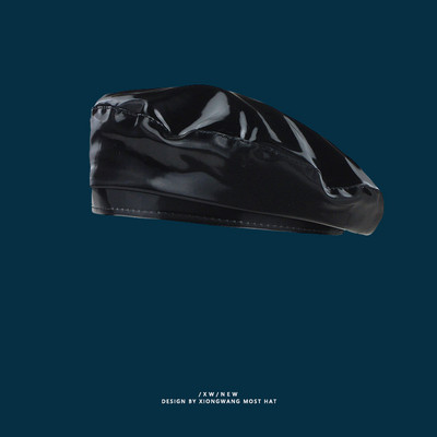 Γυναικείο μπερέ από οικολογικό δέρμα