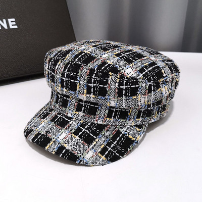 Alkalmi női sapka svájcisapka ellenzővel