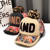 Νέο μοντέλο γυναικείο καπέλο με γείσο και μοτίβα λουλουδιών